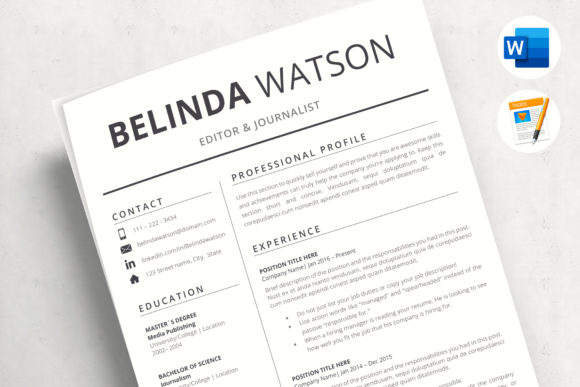 Download Minimalist Resume CV - Template for the Modern Professional - Premium Resources