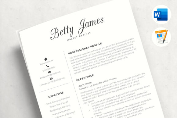 Download Minimalist Resume, Cover Letter &amp; References - Premium Resources