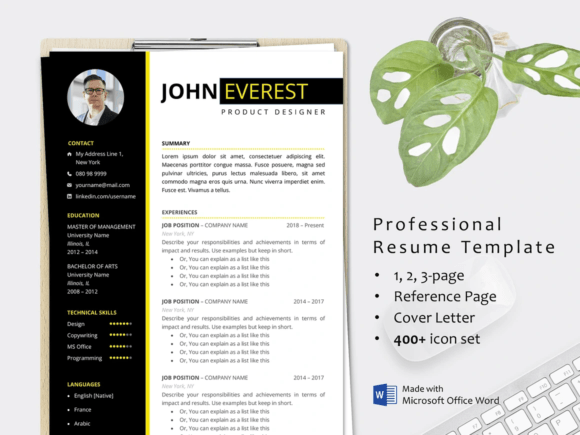Download CV Resume Template Word for Job - Resume template word Collection